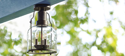 Exterior Semi-Flush Mount Lights