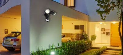 Exterior Spotlights With Sensor