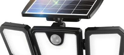 Solar Flood Lights with Sensor