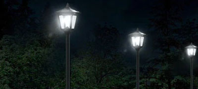 Solar Post Top Lights