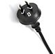 10 pcs of 2 Pin - 0.75mm Insulated Flex Plug and Lead Cable 250V 0.6 meters 2 Core