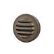 Hydra 4W Round Slotted LED Step Light Aged Brass / Warm White - AQL-418-B3-X00430DFS