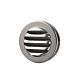 Hydra 4W Round Slotted LED Step Light Brushed Chrome / Warm White - AQL-418-B1-X00430DFS