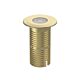 Phoenix 7W LED Wall Washer Inground Uplighter Natural Brass / Warm White - AQL-530-B6-X00727A1Q