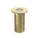 Phoenix 7W 40 degree LED Dimmable Inground Uplighter Natural Brass / Red - AQL-530-B6-D007RD40Q
