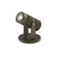 Phoenix 7W 25 degree LED Dimmable Pond Light Aged Brass / Green - AQL-540-B3-D007GN25S