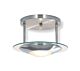 Suspended Button Ceiling Light Satin Chrome - BI8607-SC