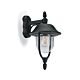 Arno Round Wall Lantern Black - DUAW9002-BL