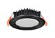 Low Profile 10W LED Dimmable Downlight Black / Warm White - LDE90-BL