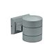 Architectural Round Up / Down 240V Wall Pillar Light Silver - LGX53-R2-SG