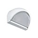 Half Round Aluminium Bulkhead White - LJ2080-WH