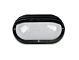 Eyelid Oval E27 Polycarbonate Bulkhead Black - LJ5003-BL