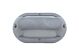 Up/Down 10W LED Polycarbonate Bulkhead Silver / Grey / Warm White - LJL6004-SG