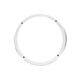 Marco 13.5W LED Plain Polycarbonate Bulkhead White / Warm White - LK3050 + LK3051-WH