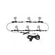 Sterno LED Deck Light Kit Set Stainless Steel / Warm White - LLED1-L1