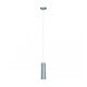 Cylindrical Cord Set Pendant Brushed Aluminium - MS1021-BA