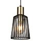 Maven Mini Pendant Light Black / Brass - MS9412-BLBS