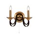 Louisa 2 Light Wall Light Candelabra Brass - R1842-2B-BR