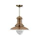 Fisherman Large Pendant Antique Brass - R4301-1P-AB