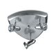 Triple Pan 240V GU10 Spotlight Satin Chrome - SZ-P3-SC