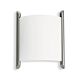 Nordica 8W LED Wall Light Satin Chrome / Warm White - WL1273-SC
