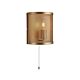 Sybil Wall Light With Pull Switch Gold - WL2851-GO