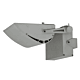 Adjustable Uplight Max 70W Wall Light Silver Grey - WL308-SG