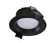 Round 7W Dimmable LED Downlight Black Frame / Tri-Colour - AT9023/BLK/TRI
