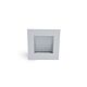 Square Recessed 2W LED Steplight - White Frame / Cool White - AT9500/WH/CW/C