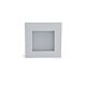 Square Recessed 2W LED Steplight - White Frame / Warm White - AT9500/WH/WW/O