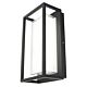 Bolton 12W LED Outdoor Wall Light Rectangular Black / Cool White - 19689/06