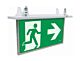 Blade LED Recessed Exit Sign With Emergency Downlight White - 19878/05