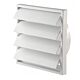 Self-Closing Grill Ducting Accessory Suits 100mm White - 19947/05