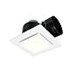 Sarico Square Small Exhaust Fan With 9W LED Light White / Cool White - 20398/05