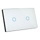 Smart Elite 2 Gang Glass Wall Switch - 20683/05