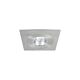 Luxe Square Fixed Downlight Frame Only Stainless Steel - 80960/16