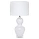 Bronte 1 Light Table Lamp White - 11614