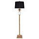 Langley 1 Light Floor Lamp Antique Gold / Black - 11618
