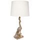 Peacock 1 Light Table Lamp Gold / Natural - 11627