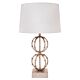 Lela 1 Light Table Lamp Antique Silver / Grey - 11629