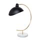 Seville 1 Light Table Lamp Gold / White - 11755