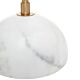 Nicholson Table Lamp White / Brass - 12200