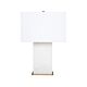 Dominique 1 Light Table Lamp White - 12255