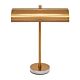 Hamlin 1 Light Bankers Desk Lamp Brushed Brass - 12318