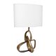 Sculpture Table Lamp Antique Brass - 12333