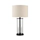 Left 1 Light Table Lamp Black / Natural - B12261