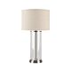 Left 1 Light Table Lamp Nickel / Natural - B12265