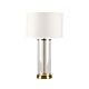 Left 1 Light Table Lamp Brass / White - B12268