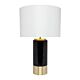 Paola 1 Light Table Lamp Marble / Black / White - B12272