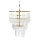 Zara 3 Tier Pendant Brass - B20680